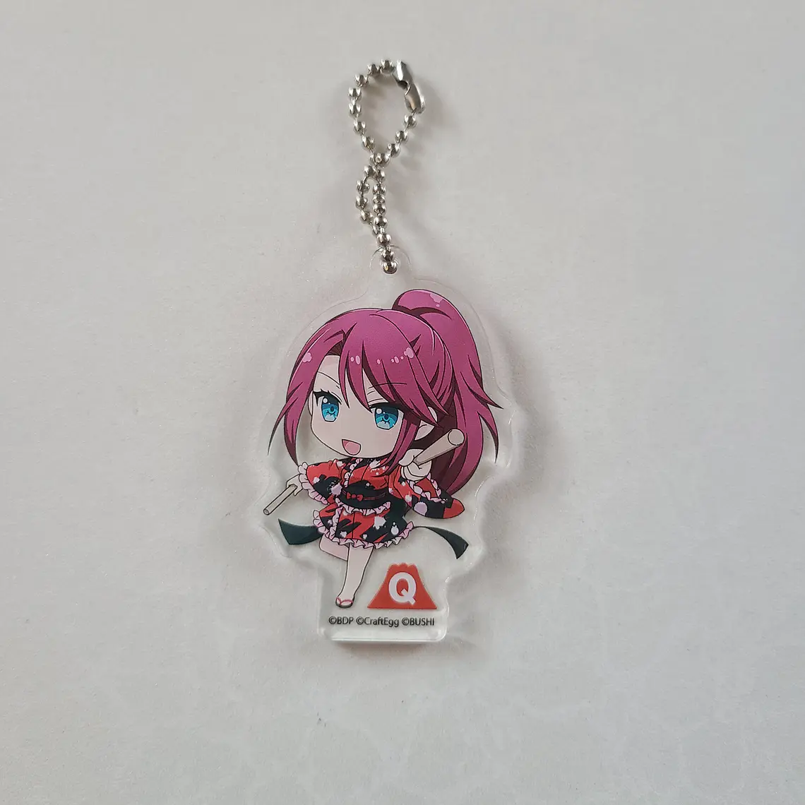 [Afterglow] Tomoe Udagawa - Ballchain acrílico Fuji-Q [Bang Dream] 1