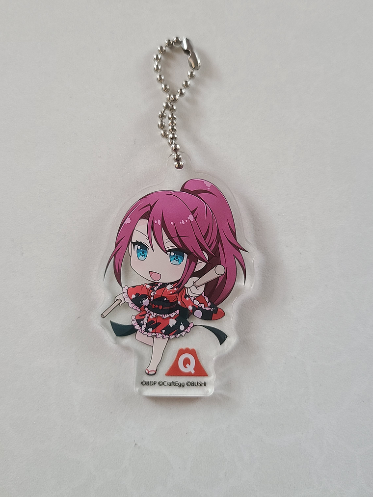 [Afterglow] Tomoe Udagawa - Ballchain acrílico Fuji-Q [Bang Dream] 1