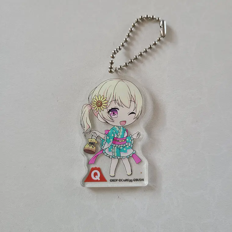 [Pastel Palettes] Chisato Shirasagi - Ballchain acrílico Fuji-Q [Bang Dream] 1