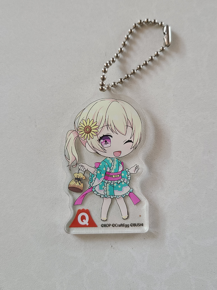 [Pastel Palettes] Chisato Shirasagi - Ballchain acrílico Fuji-Q [Bang Dream] 1