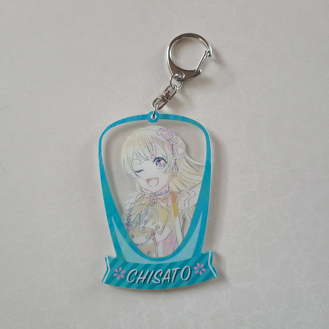 [Pastel Palettes] Chisato Shirasagi - Llavero acrílico Ani-Art [Bang Dream] 1