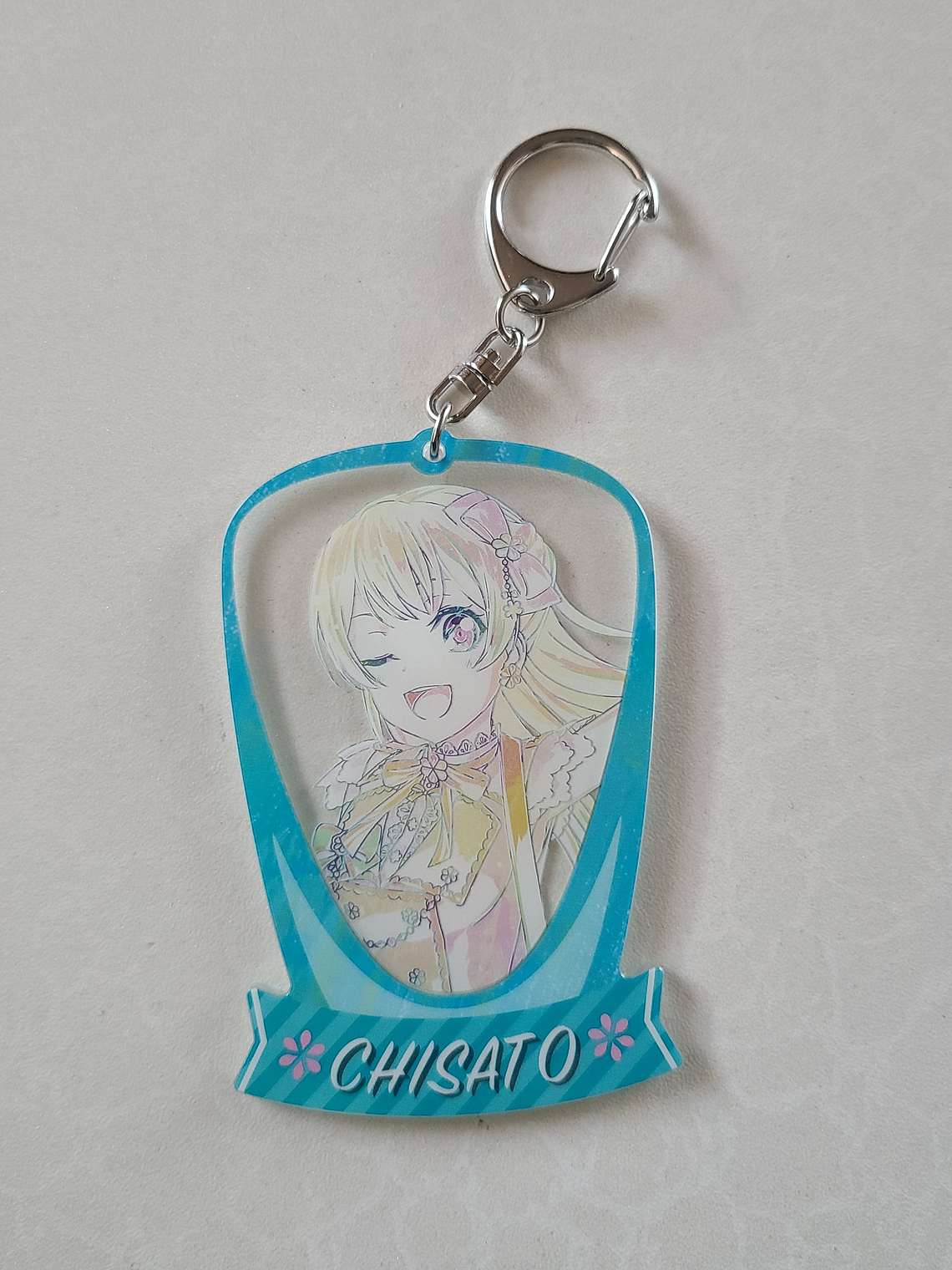 [Pastel Palettes] Chisato Shirasagi - Llavero acrílico Ani-Art [Bang Dream] 1