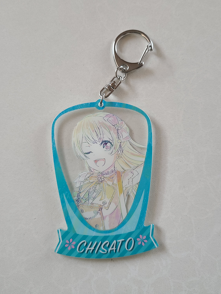[Pastel Palettes] Chisato Shirasagi - Llavero acrílico Ani-Art [Bang Dream] 1