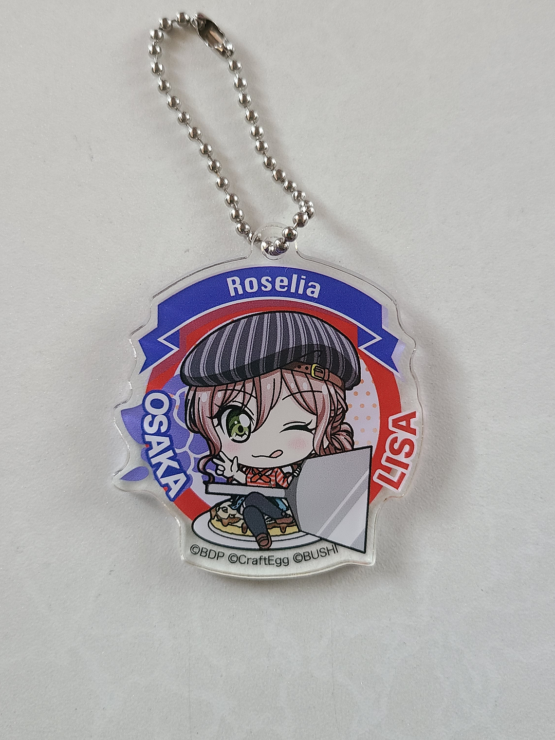 [Roselia] Lisa Imai - Ballchain acrílico Osaka [Bang Dream] 1