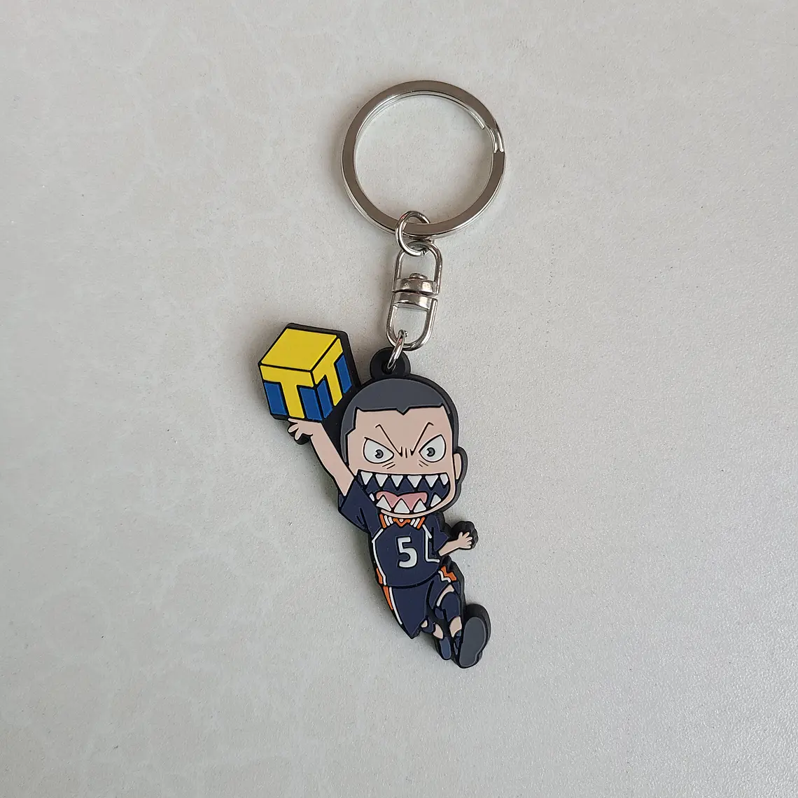 [Karasuno] Tanaka Ryunosuke - Llavero de goma [Haikyuu] 1
