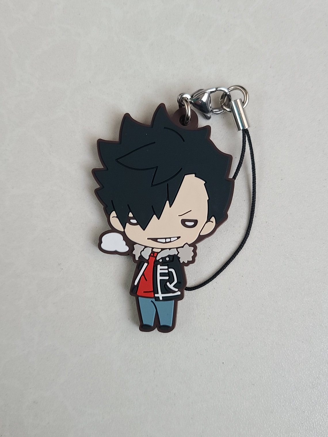 [Nekoma] Kuroo Tetsuro - Strap de goma Nitotan [Haikyuu]  1