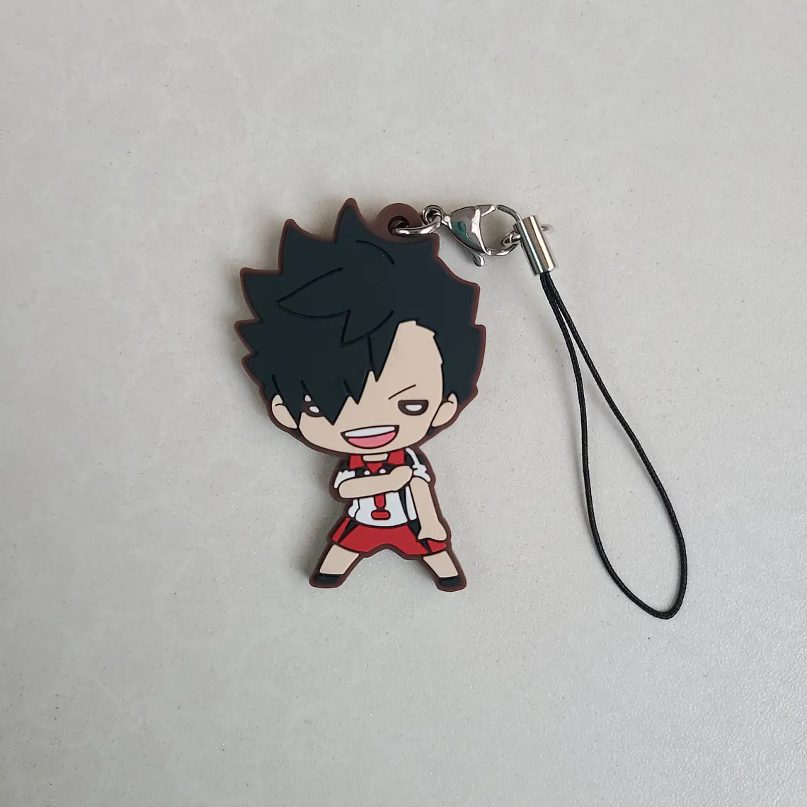 [Nekoma] Kuroo Tetsuro - Strap de goma Nitotan [Haikyuu]  1