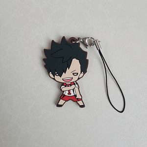 [Nekoma] Kuroo Tetsuro - Strap de goma Nitotan [Haikyuu] 