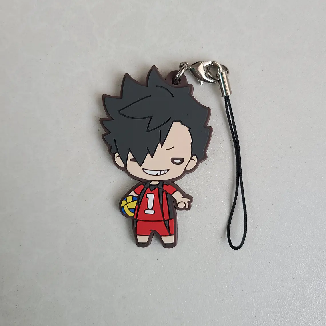 [Nekoma] Kuroo Tetsuro - Strap de goma Nitotan [Haikyuu]  1