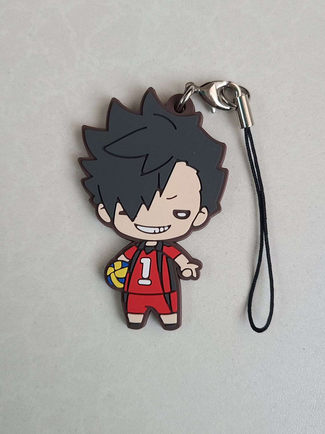 [Nekoma] Kuroo Tetsuro - Strap de goma Nitotan [Haikyuu]  1