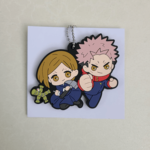Yuuji Itadori & Nobara - Strap de goma [Jujutsu Kaisen]