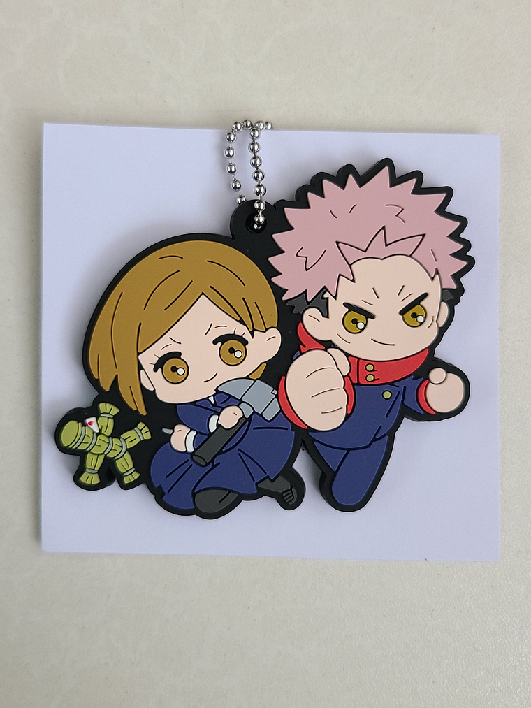 Yuuji Itadori & Nobara - Strap de goma [Jujutsu Kaisen] 1