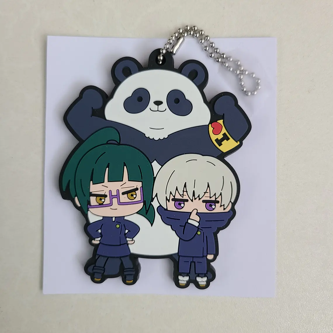 Maki Zenin & Toge Inumaki & Panda - Ballchain de goma [Jujutsu Kaisen] 1