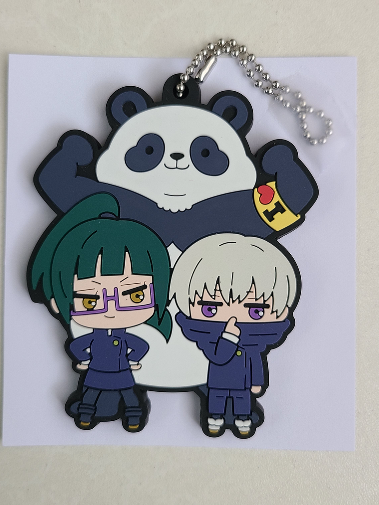 Maki Zenin & Toge Inumaki & Panda - Ballchain de goma [Jujutsu Kaisen] 1