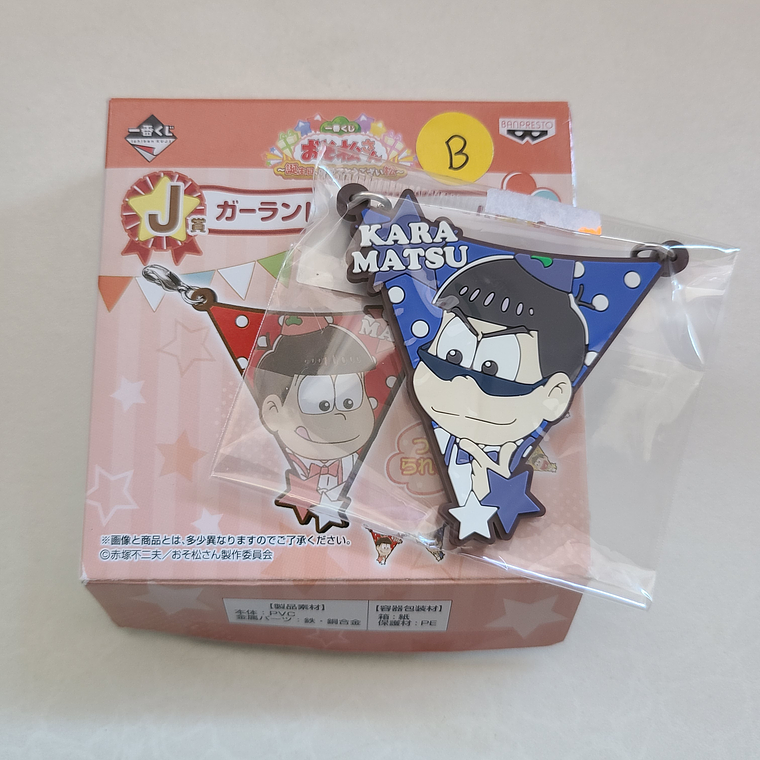 Karamatsu Matsuno - Strap de goma Birthday Flag [Osomatsu-san] 1