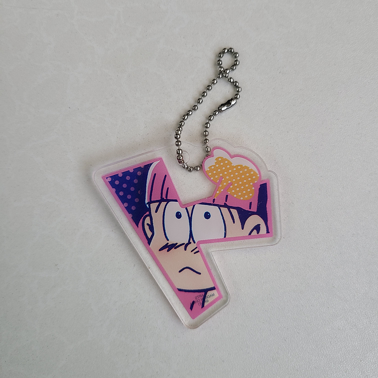 Todomatsu Matsuno - Ballchain acrílico letra [Osomatsu-san] 1