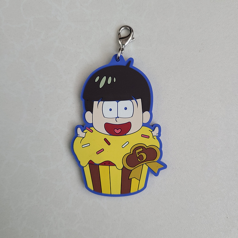 Jyushimatsu Matsuno - Strap de goma Cupcake [Osomatsu-san] 1