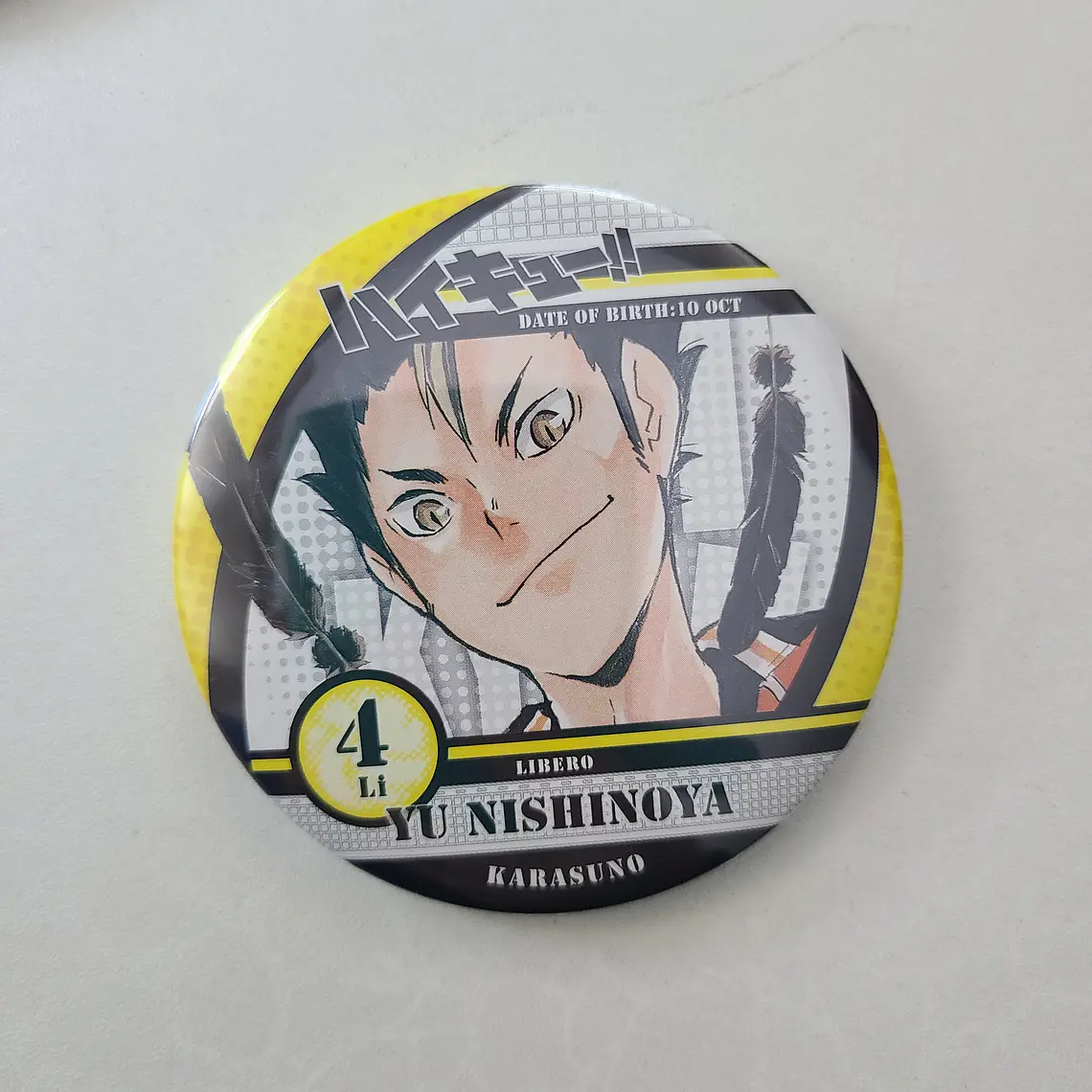 [Karasuno] Nishinoya Yuu - Chapita metálica [Haikyuu] 1