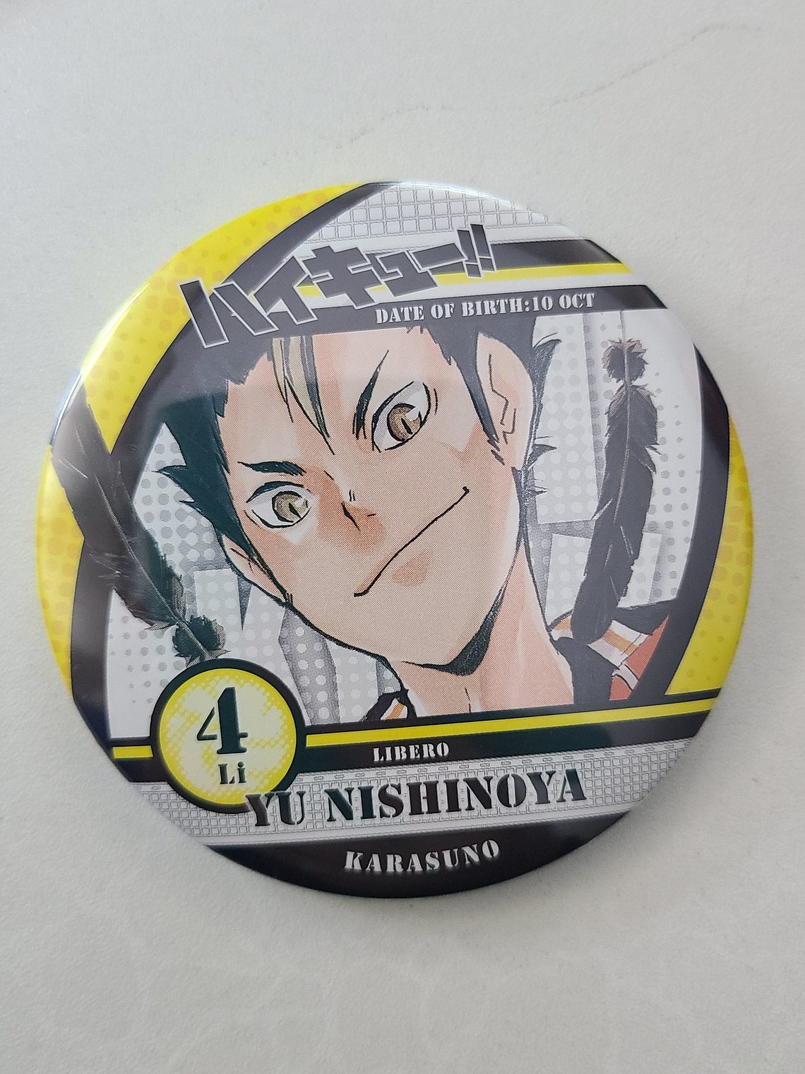 [Karasuno] Nishinoya Yuu - Chapita metálica [Haikyuu] 1