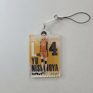 [Karasuno] Nishinoya Yuu - Strap acrílico [Haikyuu]