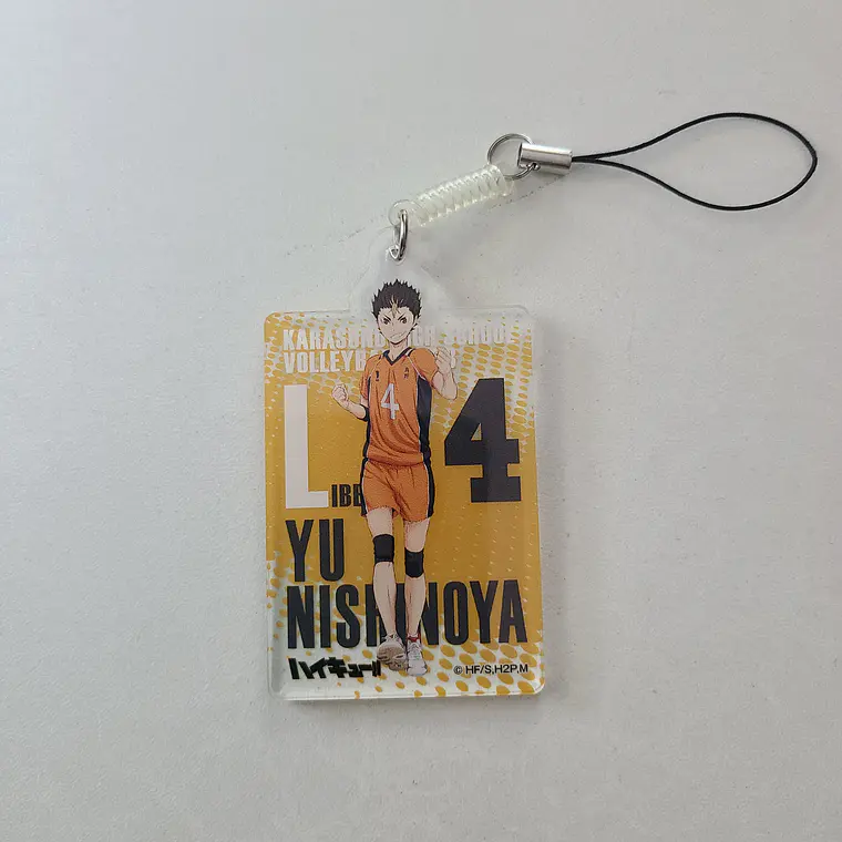 [Karasuno] Nishinoya Yuu - Strap acrílico [Haikyuu] 1