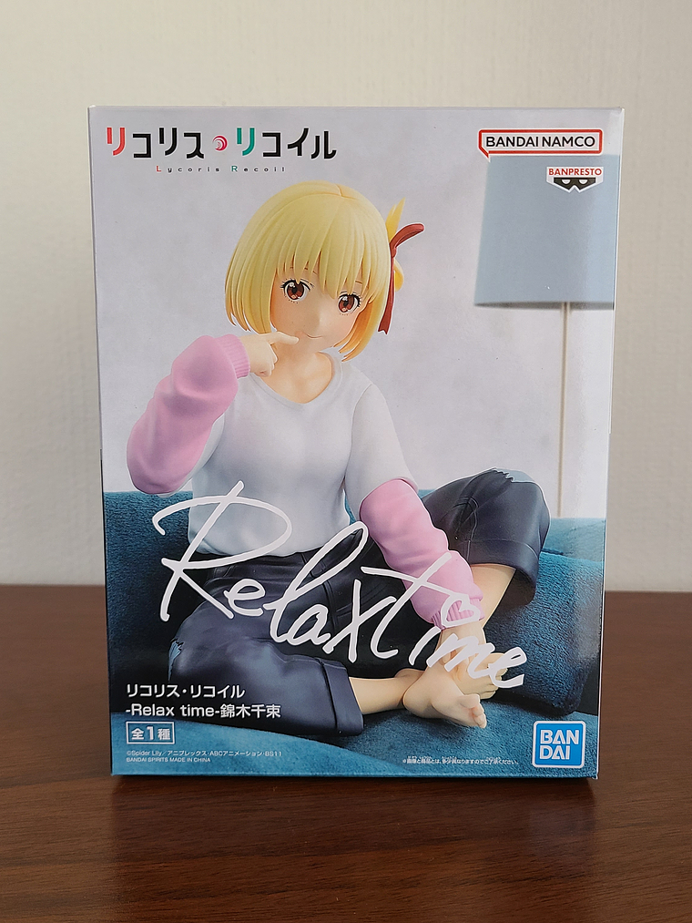 CHISATO NISHIKIGI  - FIGURA RELAX TIME (BANPRESTO) [LYCORIS RECOIL] 1