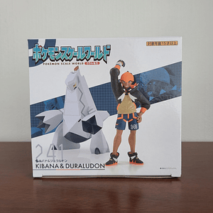 ROY/RAIHAN & DURALUDON - FIGURA POKEMON SCALE WORLD (BANDAI) [POKEMON SWORD & SHIELD]