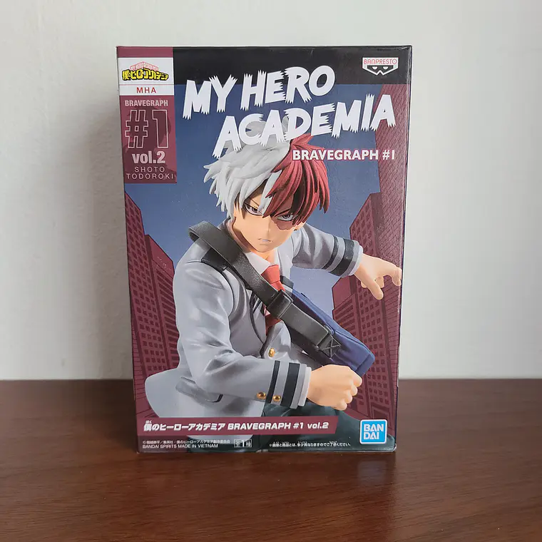 TODOROKI SHOTO - FIGURA BRAVEGRAPH (BANPRESTO) [MY HERO ACADEMIA] 1