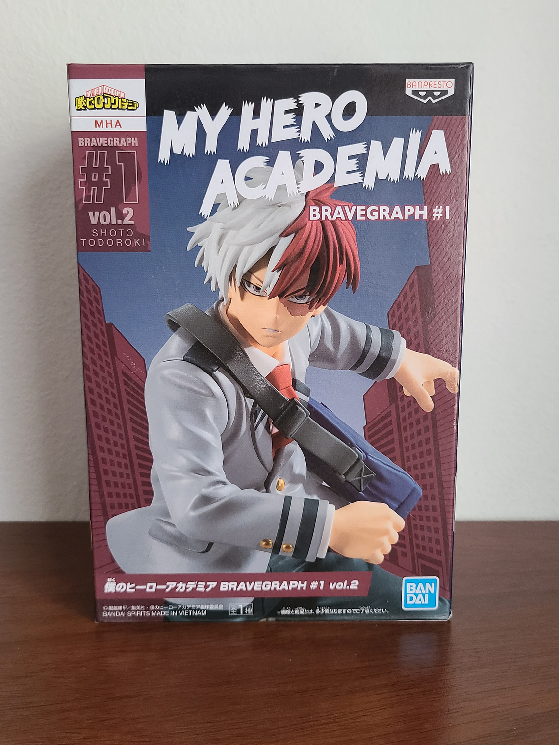 TODOROKI SHOTO - FIGURA BRAVEGRAPH (BANPRESTO) [MY HERO ACADEMIA] 1
