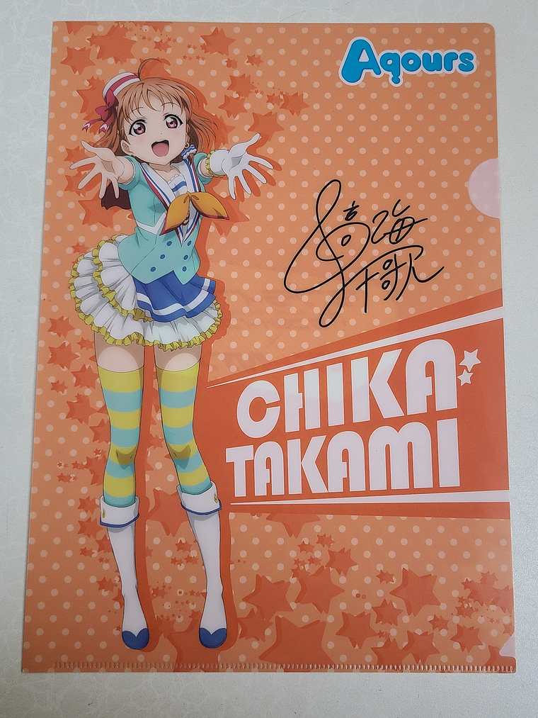 [Aqours] Chika Takami - Carpeta single [Love Live Sunshine] 1
