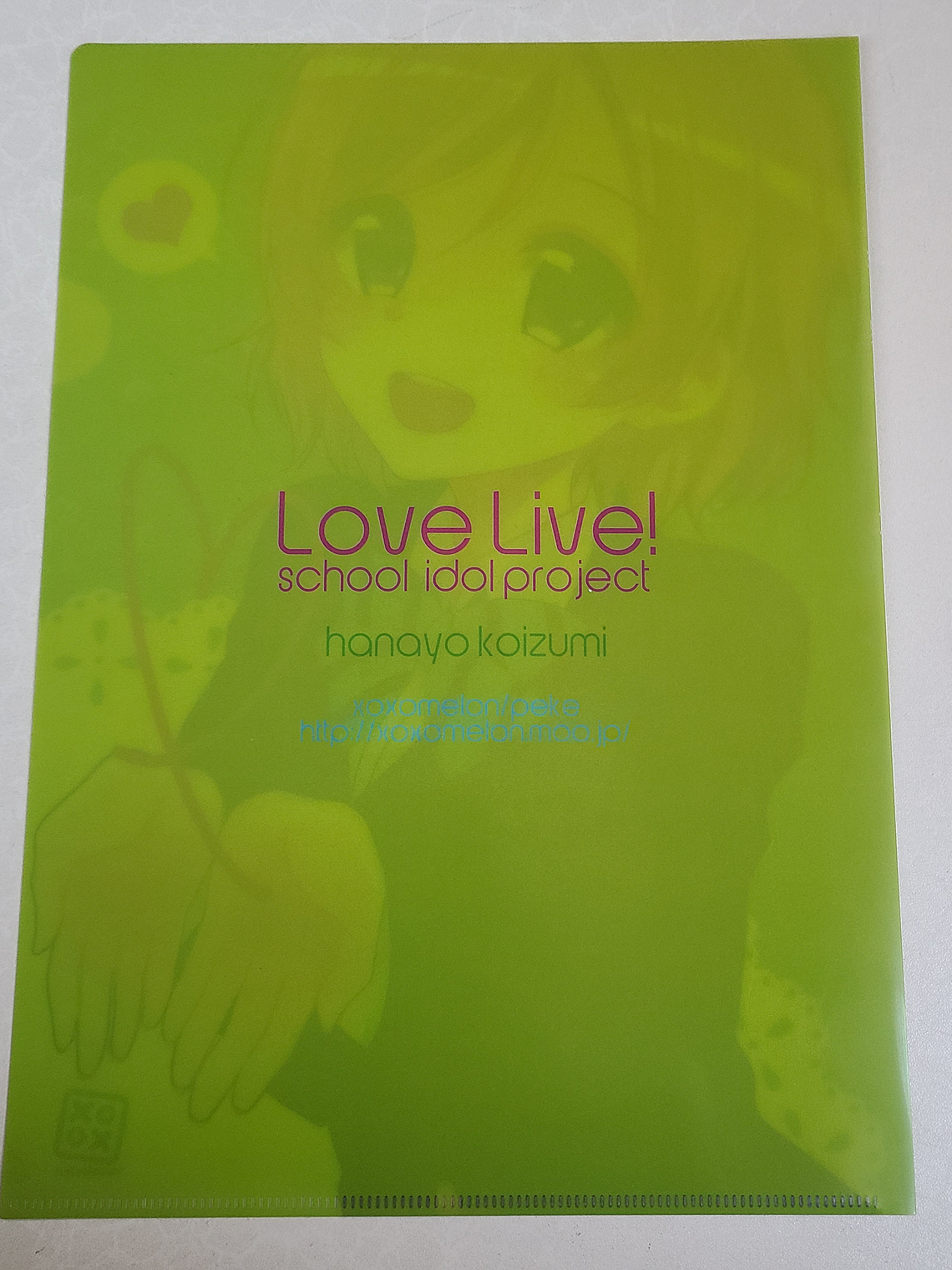 [u's] Hanayo Koizumi - Carpeta single [Love Live] 2