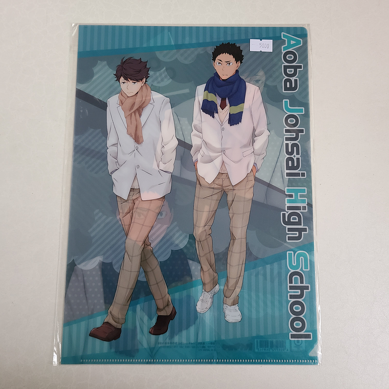[Aoba Johsai] Oikawa & Iwaizumi - Carpeta single [Haikyuu] 1