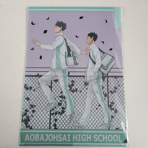 [Aoba Johsai] Oikawa & Iwaizumi - Carpeta de tres bolsillos [Haikyuu]
