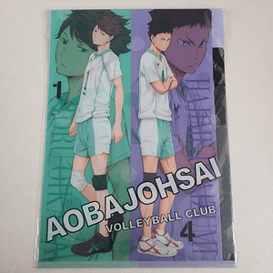 [Aoba Johsai] Oikawa & Iwaizumi - Carpeta de tres bolsillos [Haikyuu]