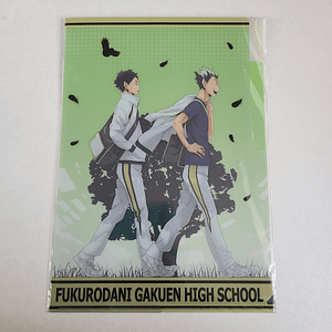 [Fukurodani] Bokuto & Akaashi - Carpeta de tres bolsillos [Haikyuu]