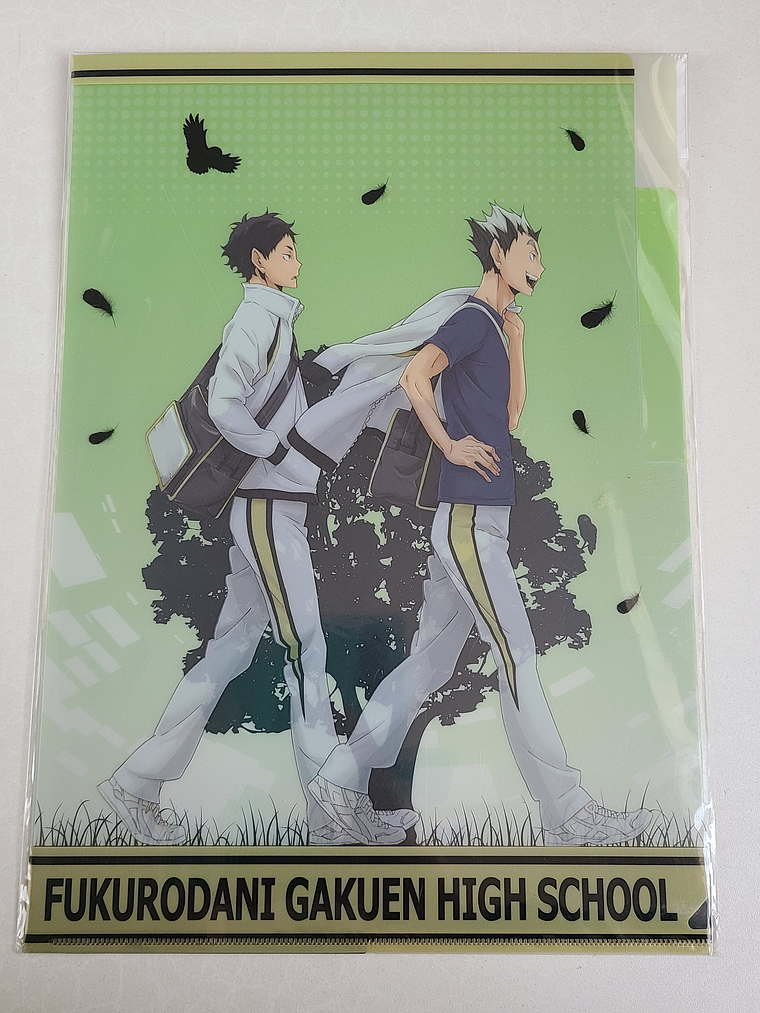 [Fukurodani] Bokuto & Akaashi - Carpeta de tres bolsillos [Haikyuu] 1
