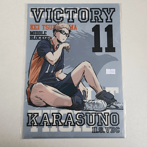 [Karasuno] Kei Tsukishima - Carpeta single [Haikyuu]