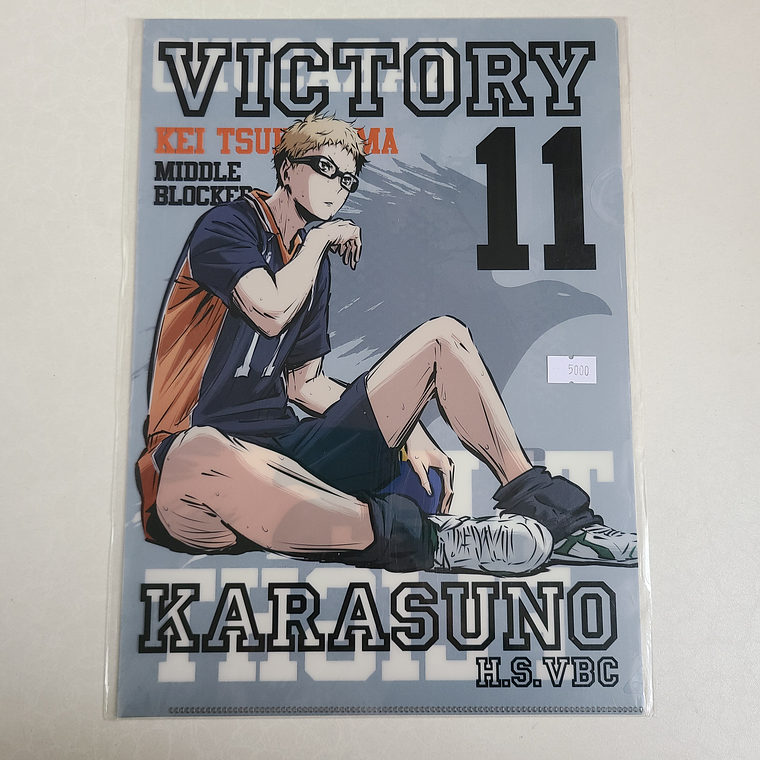 [Karasuno] Kei Tsukishima - Carpeta single [Haikyuu] 1