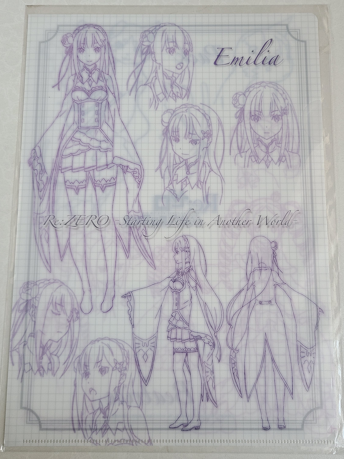 Emilia - Carpeta single [Re Zero] 1