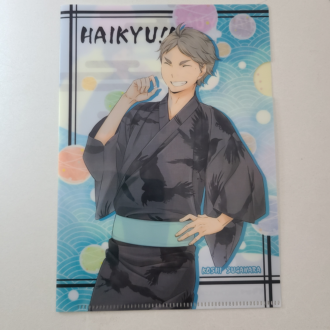 [Karasuno] Sugawara Koshi - mini carpeta [Haikyuu] 1