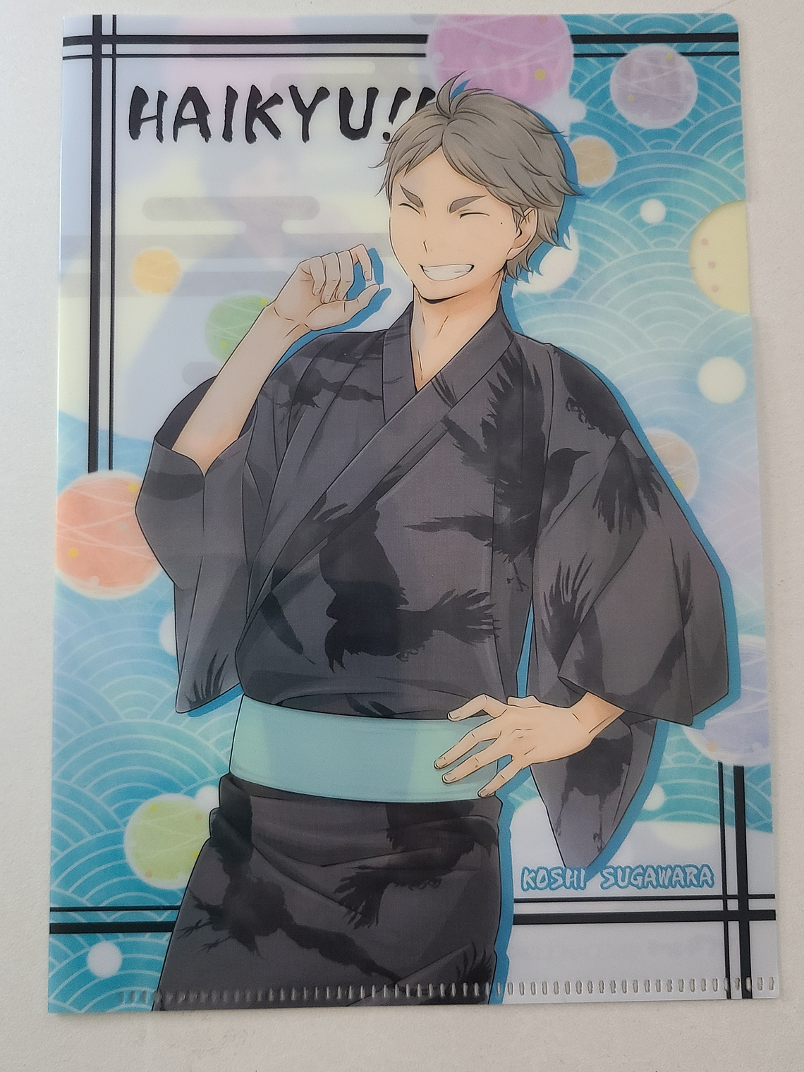 [Karasuno] Sugawara Koshi - mini carpeta [Haikyuu] 1