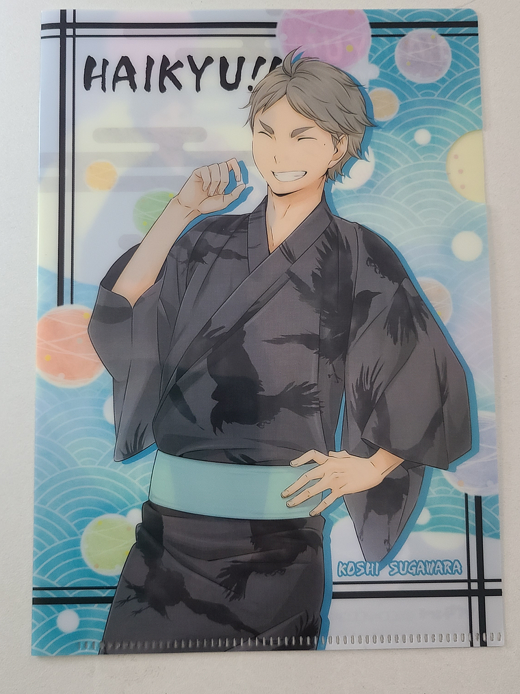 [Karasuno] Sugawara Koshi - mini carpeta [Haikyuu] 1