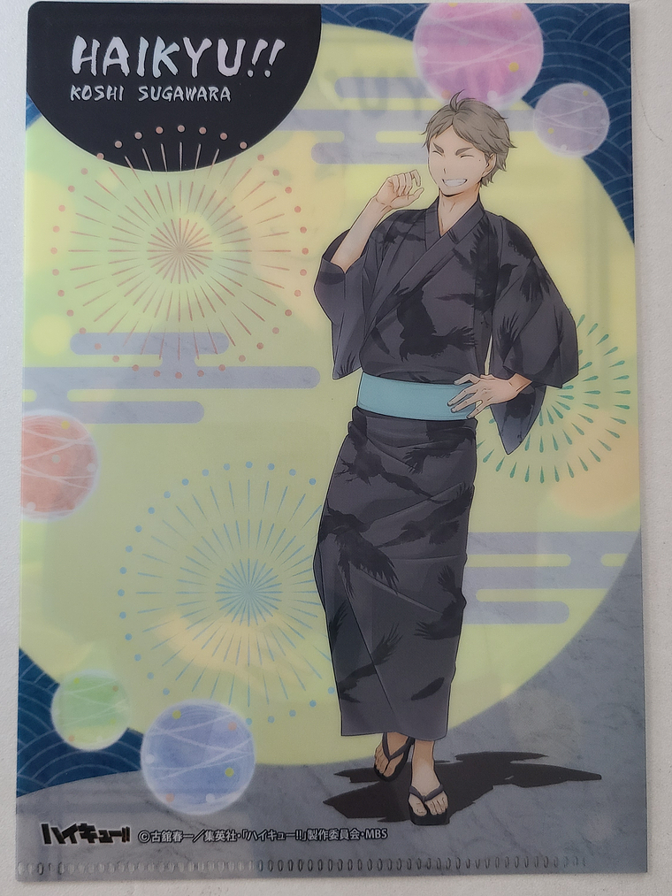 [Karasuno] Sugawara Koshi - mini carpeta [Haikyuu] 2