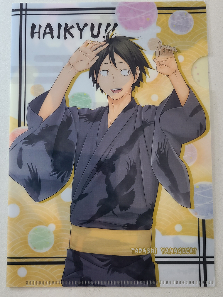 [Karasuno] Tadashi Yamaguchi - mini carpeta [Haikyuu] 1