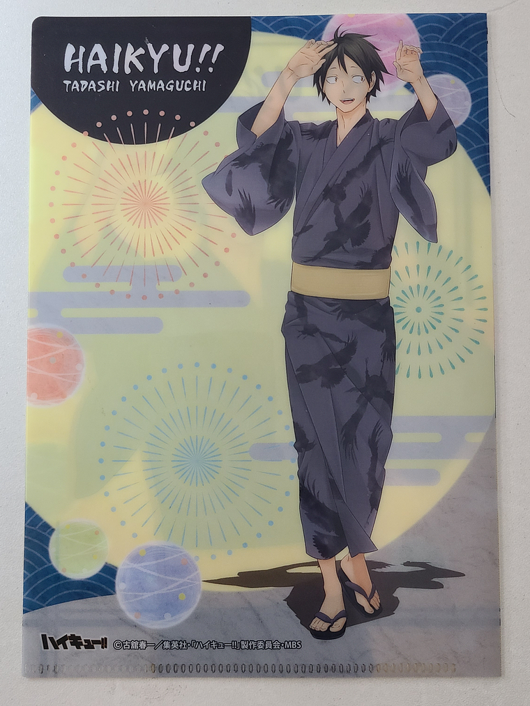 [Karasuno] Tadashi Yamaguchi - mini carpeta [Haikyuu] 2