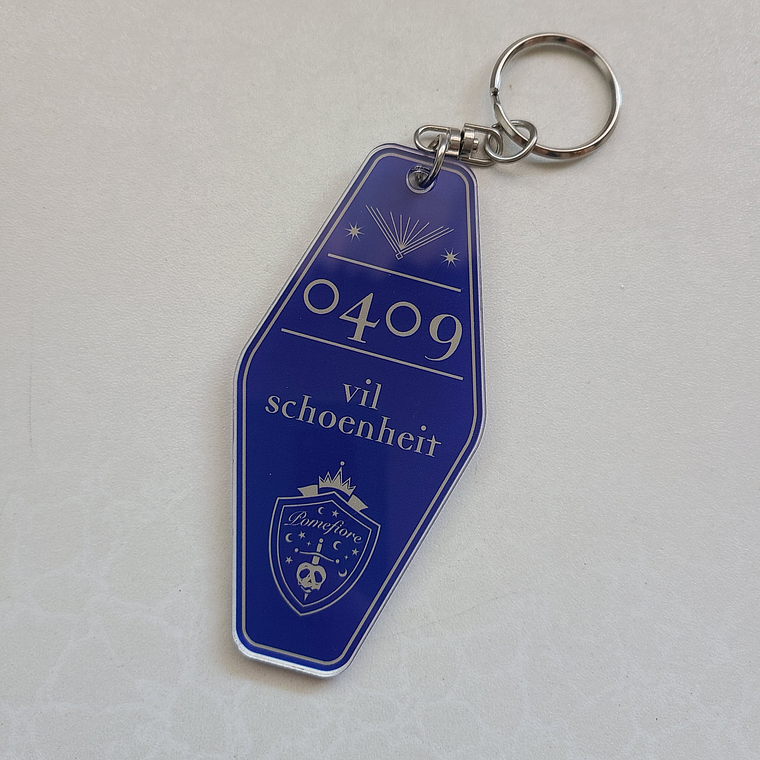 [Pomefiore] Vil Schoenheit - Llavero acrílico [Twisted Wonderland] 1