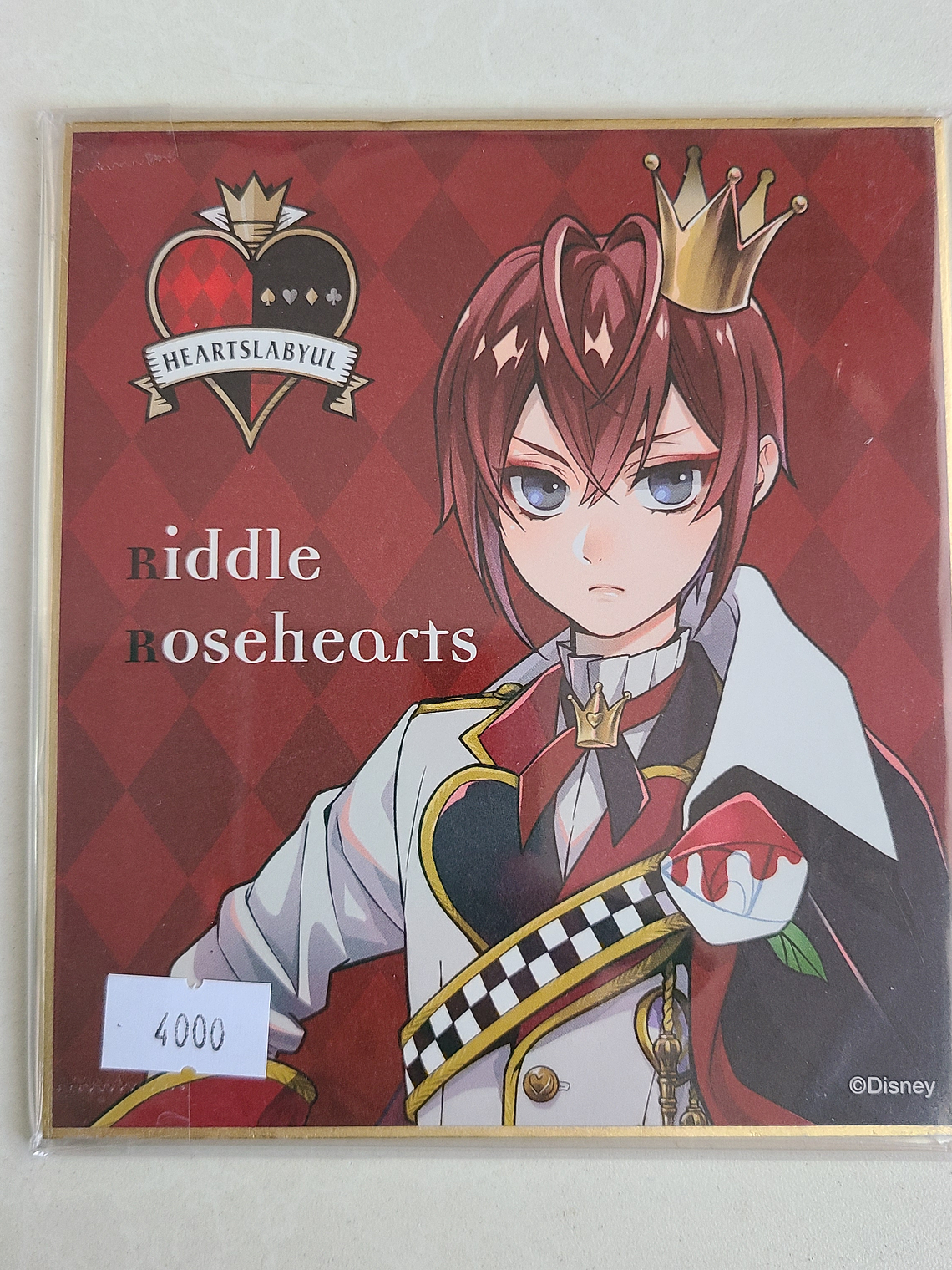 [Heartslabyul] Riddle Rosehearts - Shikishi [Twisted Wonderland] 1