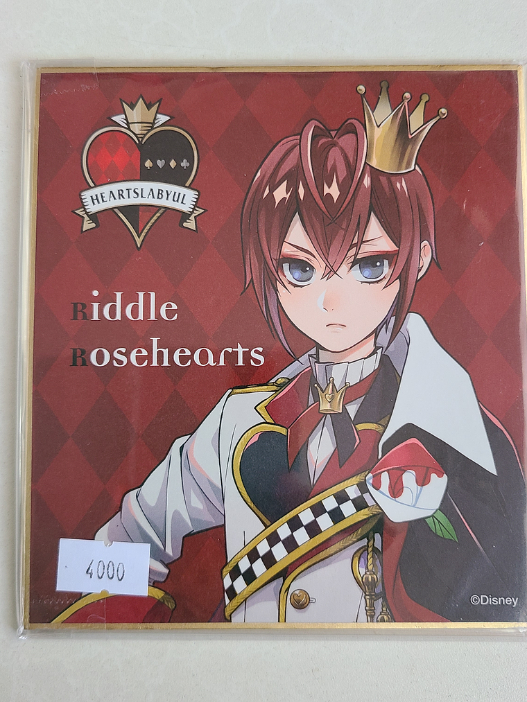[Heartslabyul] Riddle Rosehearts - Shikishi [Twisted Wonderland] 1