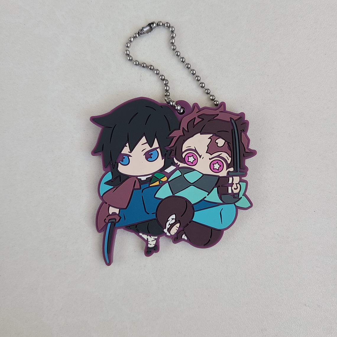 Tomioka Giyu & Kamado Tanjiro - Ballchain de goma [Kimetsu no Yaiba] 1