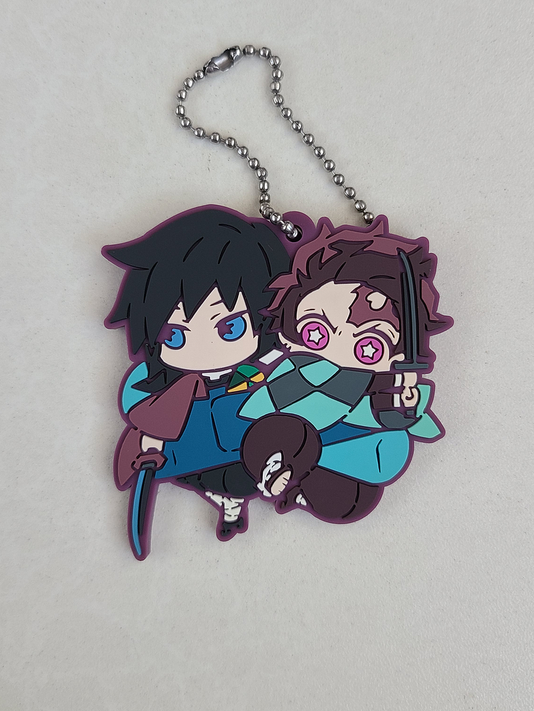 Tomioka Giyu & Kamado Tanjiro - Ballchain de goma [Kimetsu no Yaiba] 1